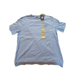 Greg Norman Light Blue Pocket T Shirt 100% Cotton Medium